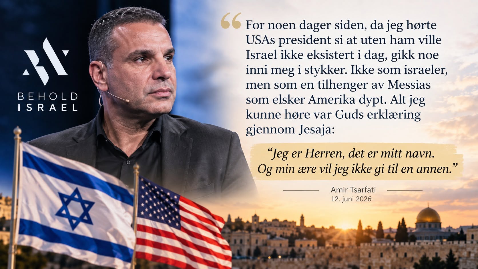 Han vil trenge inn i det fagre landet